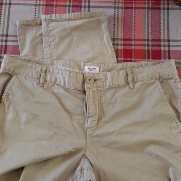 Mossimo supply Co, tan slacks sz 13 - Picture 2 of 7